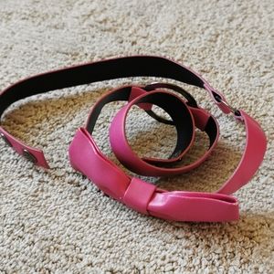 FREE with purchase - Pink faux leather belt